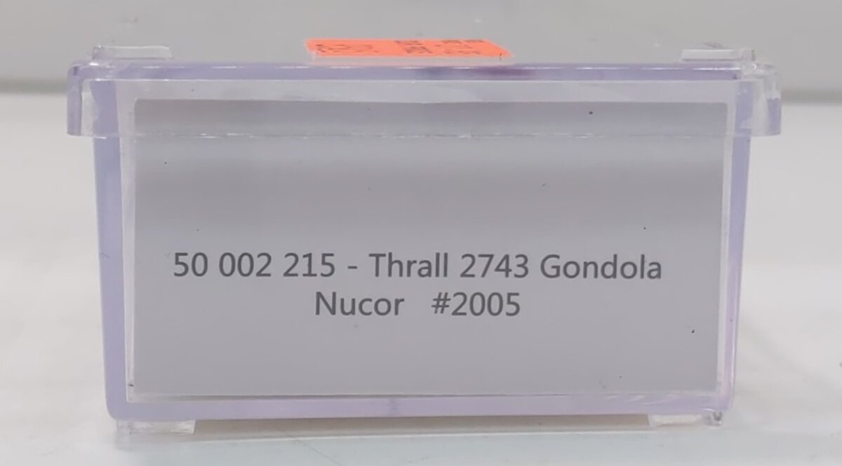 Atlas 50002215 N Nucor Steel Thrall 2743 Gondola w/Cover #2005