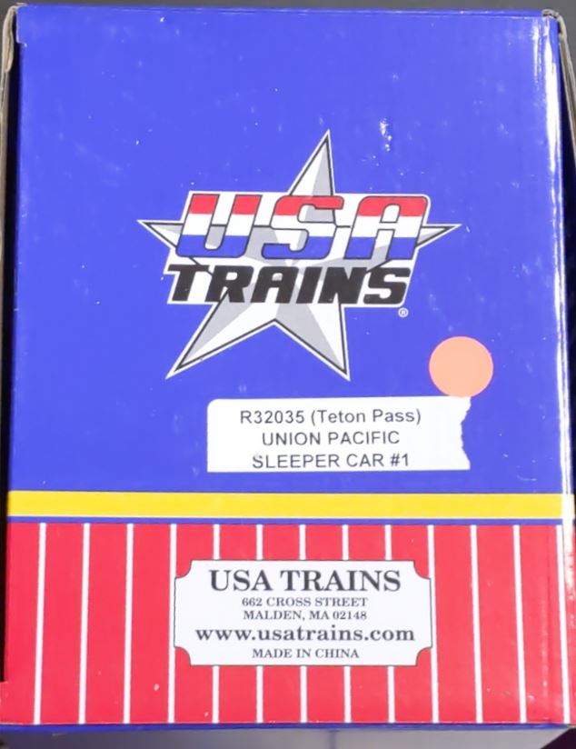USA Trains R32035 G Union Pacific Teton Pass Sleeper Car #1