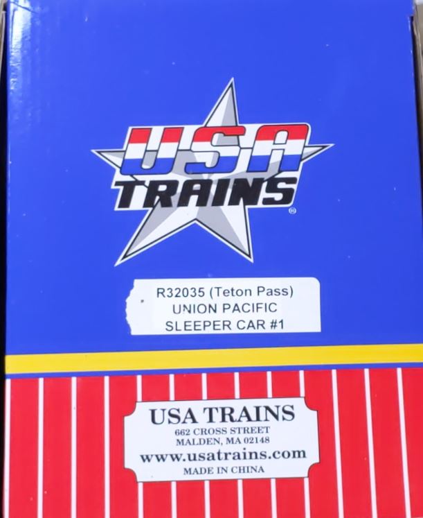 USA Trains R32035 G Union Pacific Teton Pass Sleeper Car #1