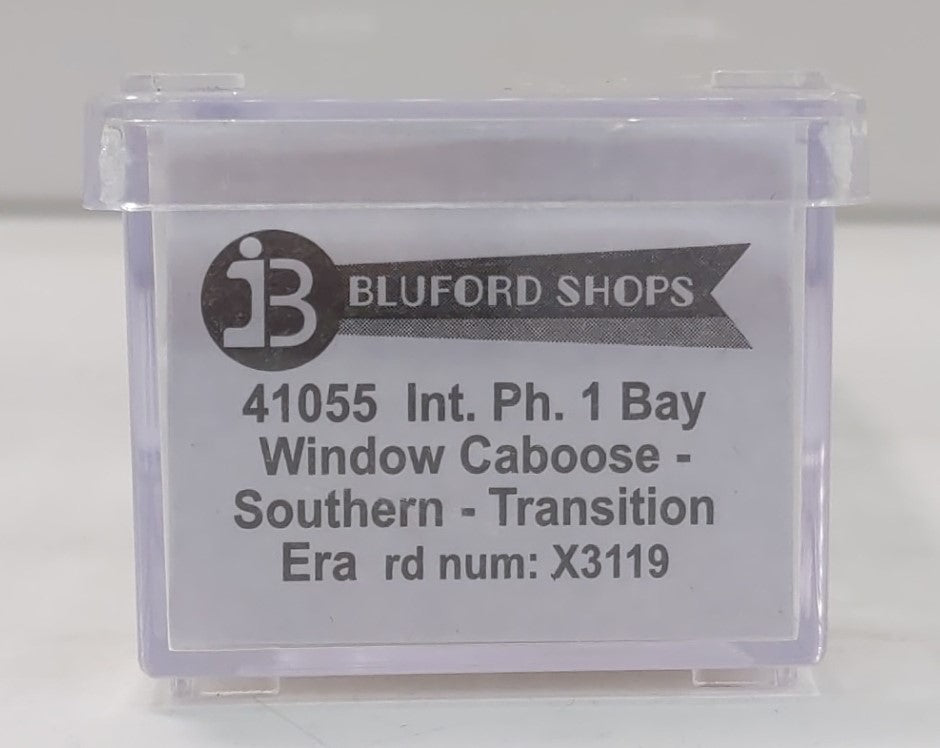 Bluford Shops 41055 N Scale Southern Ph.1 Bay Window Caboose #X3119