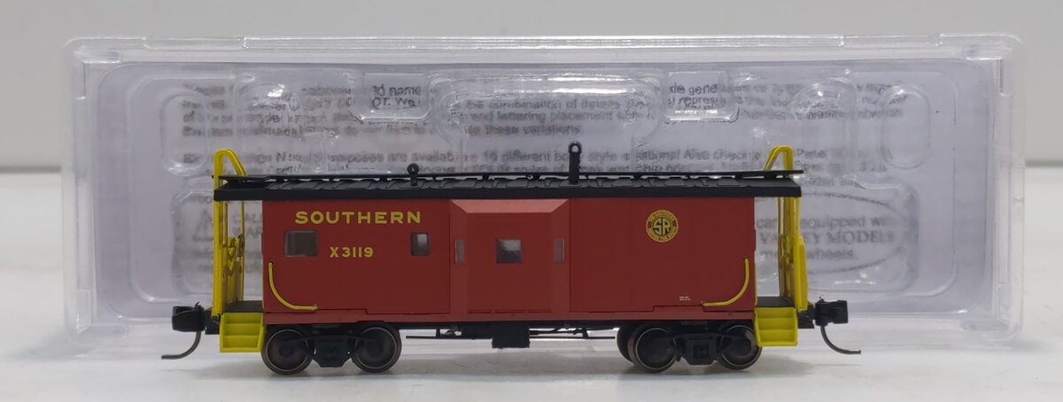 Bluford Shops 41055 N Scale Southern Ph.1 Bay Window Caboose #X3119