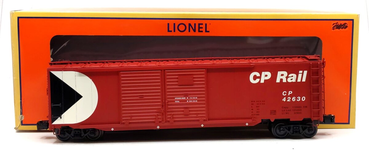 Lionel 6-17756 O Canadian Pacific Double Door Boxcar