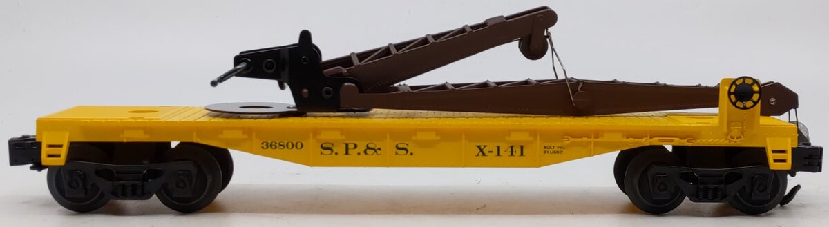 Lionel 6-36800 O Gauge SP&S Cascade Range Derrick Car #X-141