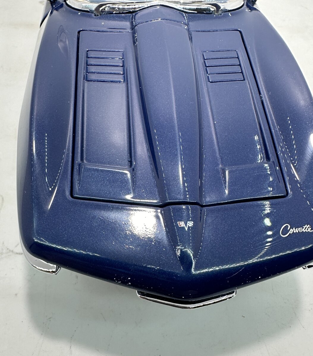 Franklin Mint B11WS38 1:24 1965 Chevrolet Mako Shark Corvette EX/Box