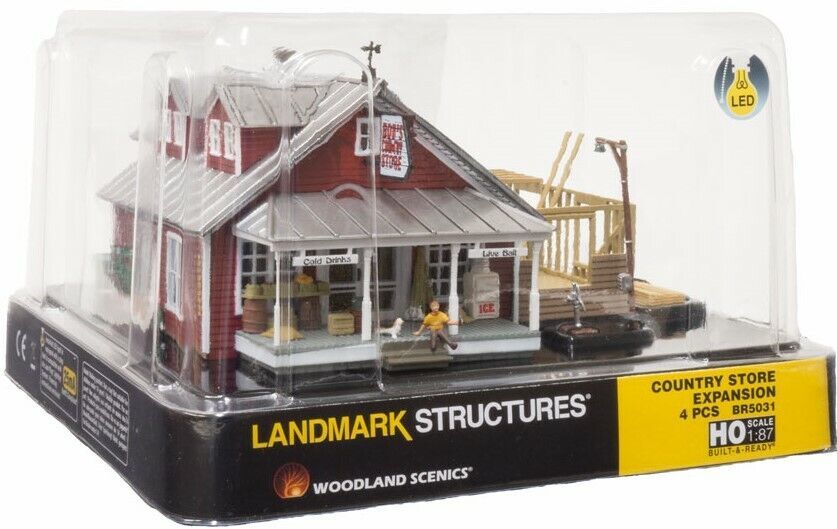Woodland Scenics BR5031 HO Built-&-Ready Country Store Expansion Building