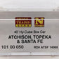Micro-Trains 10100050 N Santa Fe 40' Single Door Hi-Cube Boxcar #14066