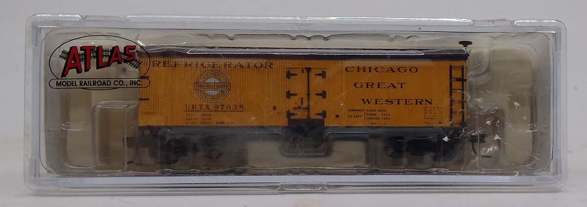 Atlas 41512 N Scale Chicago Great Western 40' Wood Reefer #97038