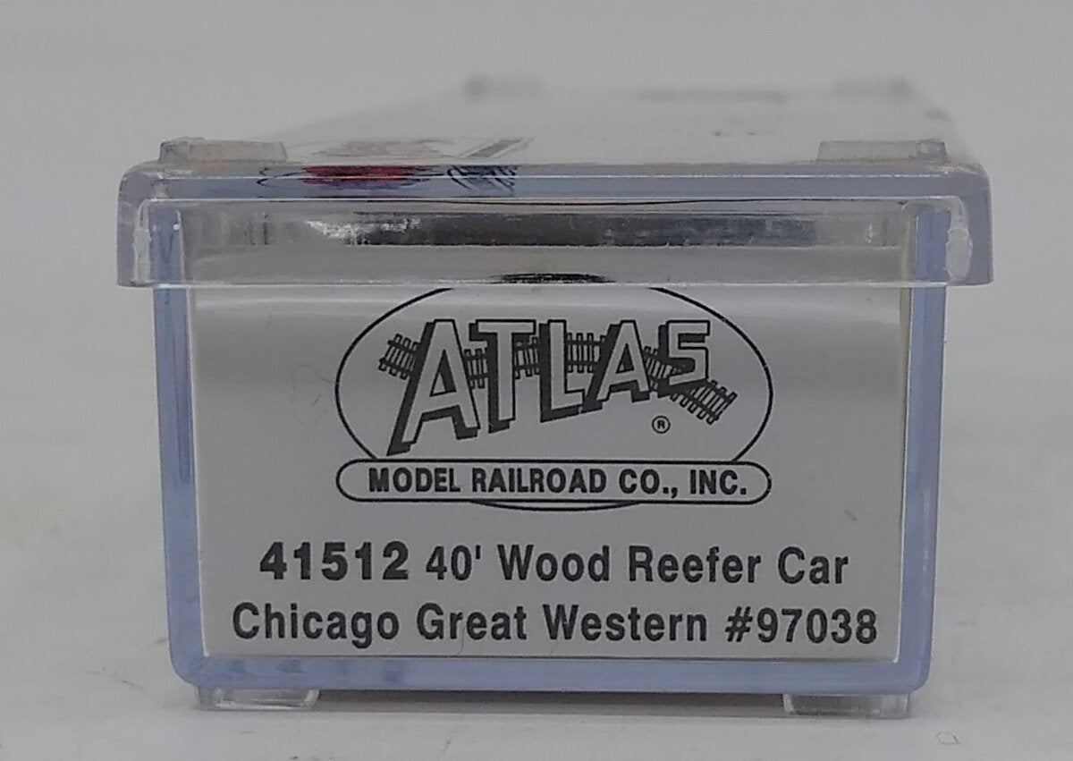 Atlas 41512 N Scale Chicago Great Western 40' Wood Reefer #97038