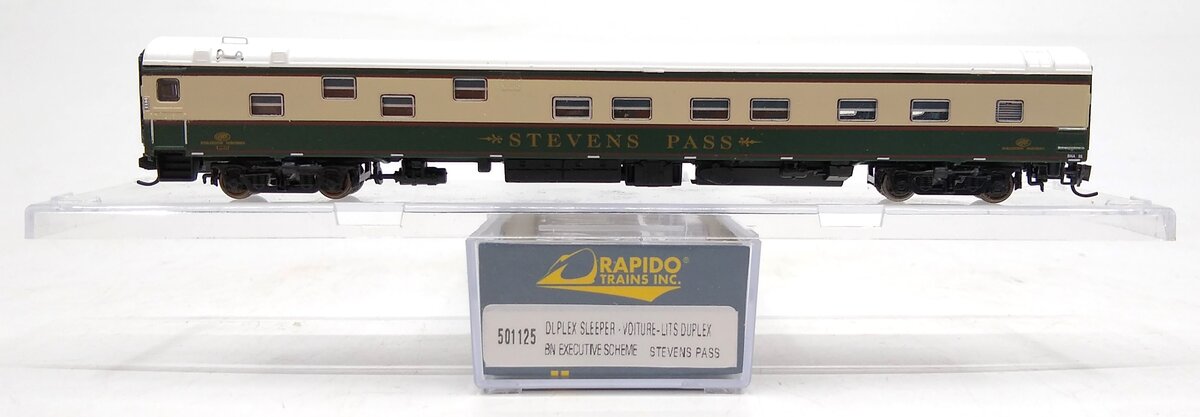 Rapido Trains 501125 N Burlington Northern Stevens Pass Duplex Sleeper