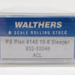 Walthers 932-55046 N Atlantic Coast Line SL Pullman-Standard 10-6 Sleeper