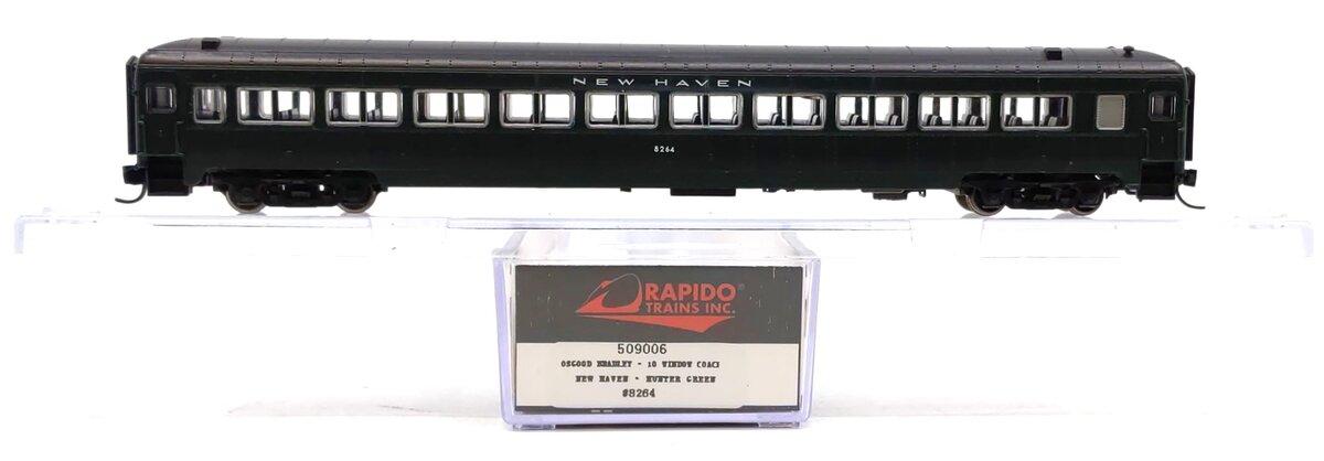 Rapido Trains 509006 N New Haven Lightweight 10-Window Coach #8264