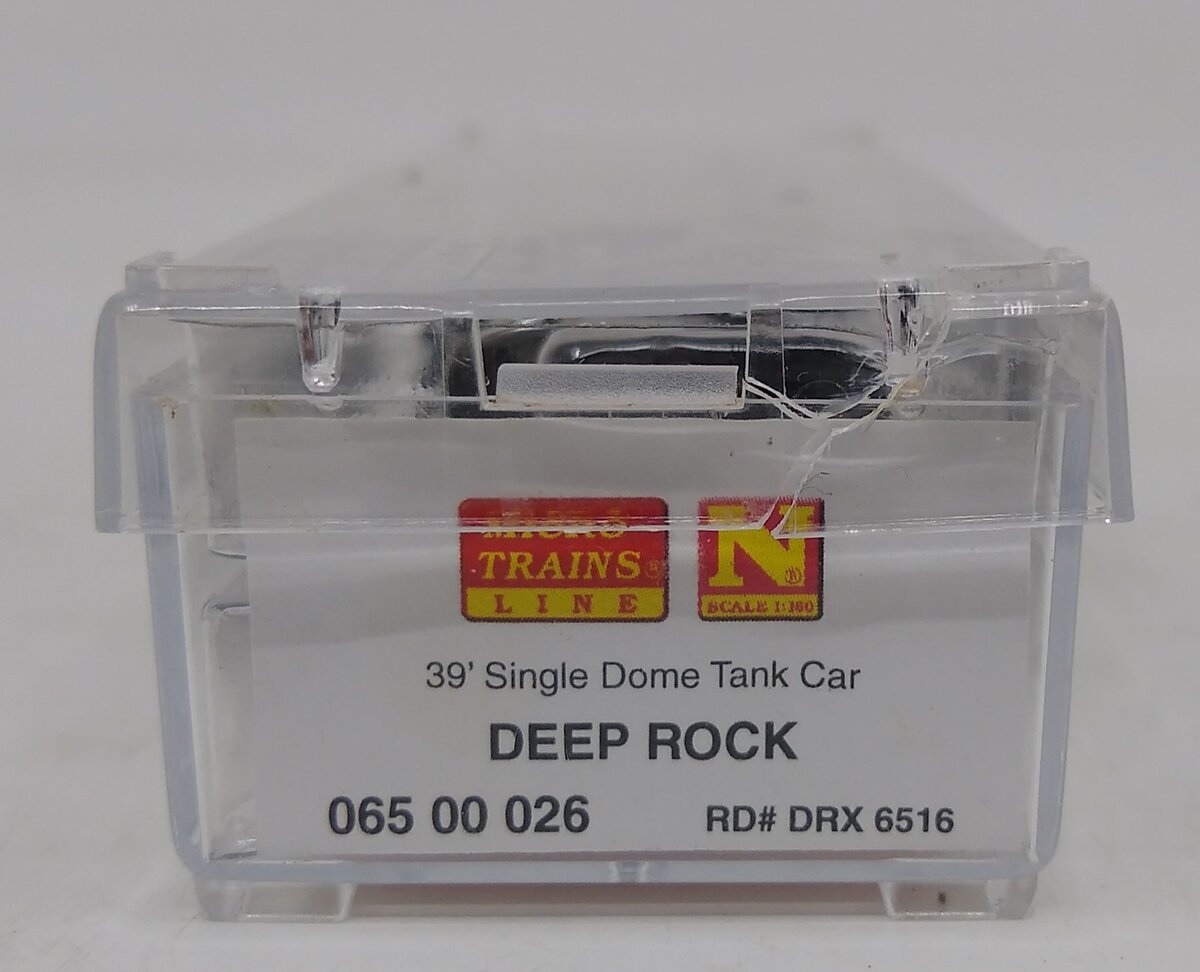 Micro-Trains 06500026 N Deep Rock Refining 39' Single Dome Tank Car #6516