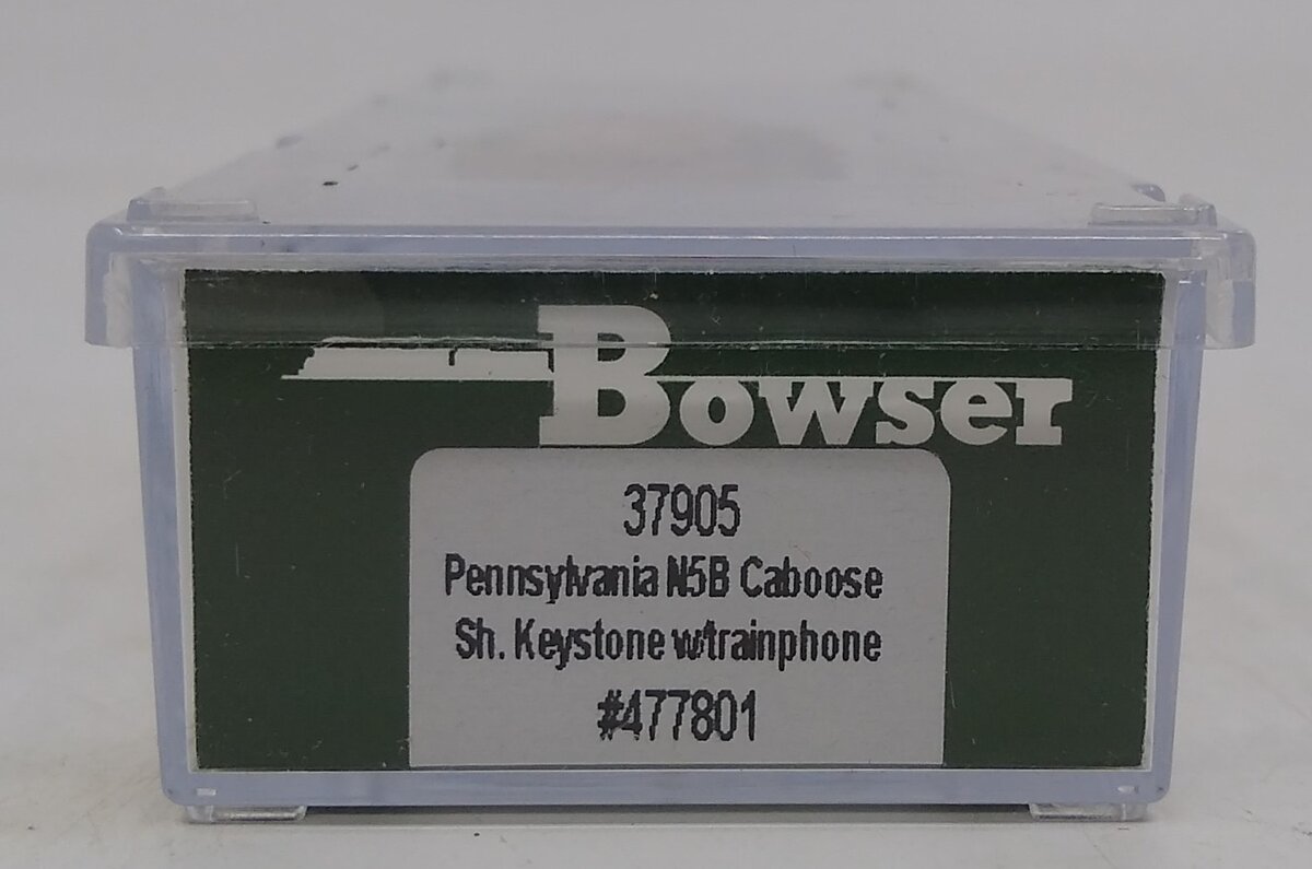Bowser 37905 N Pennsylvania N5 Caboose Shadow Keystone with Trainphone #477801