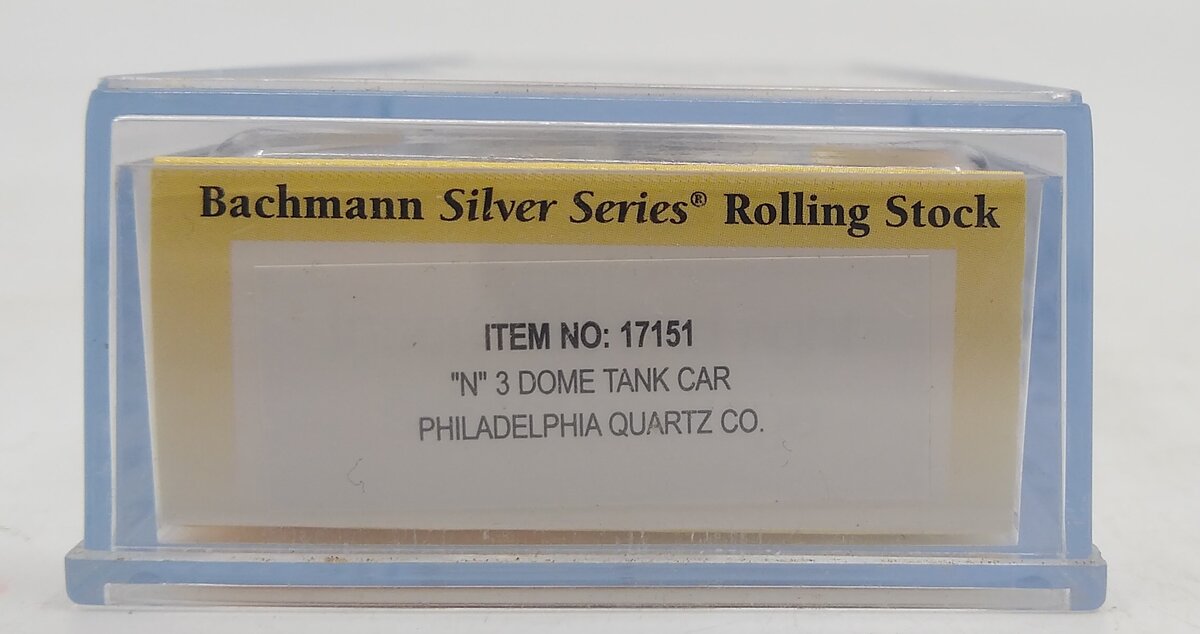 Bachmann 17151 N Philadelphia Quartz Co. 3-Dome Tank Car