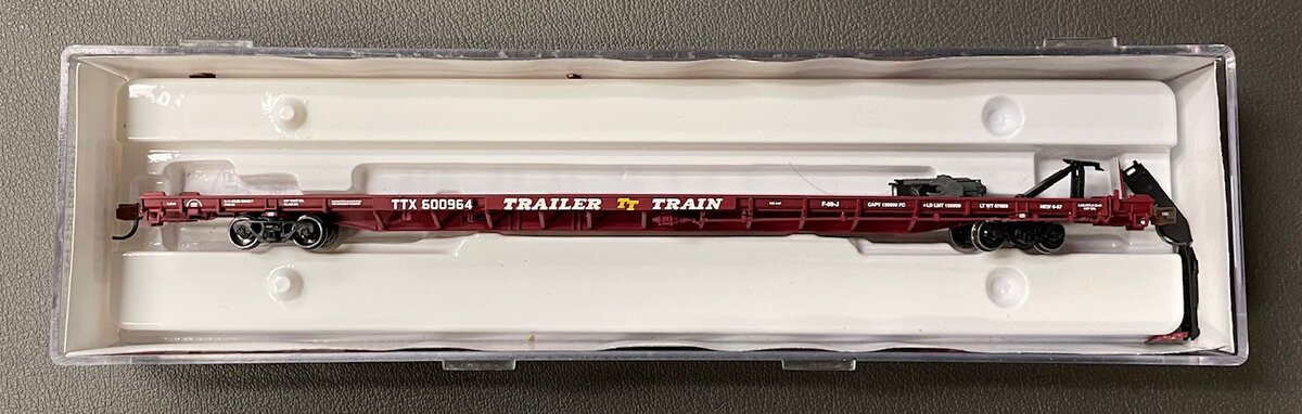 Atlas 50003126 N TTX 89' F89J Flat Car (Mid/End Hitches) #600964
