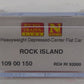 Micro-Trains 10900150 N Rock Island Depressed Center Flatcar w/Load #92000