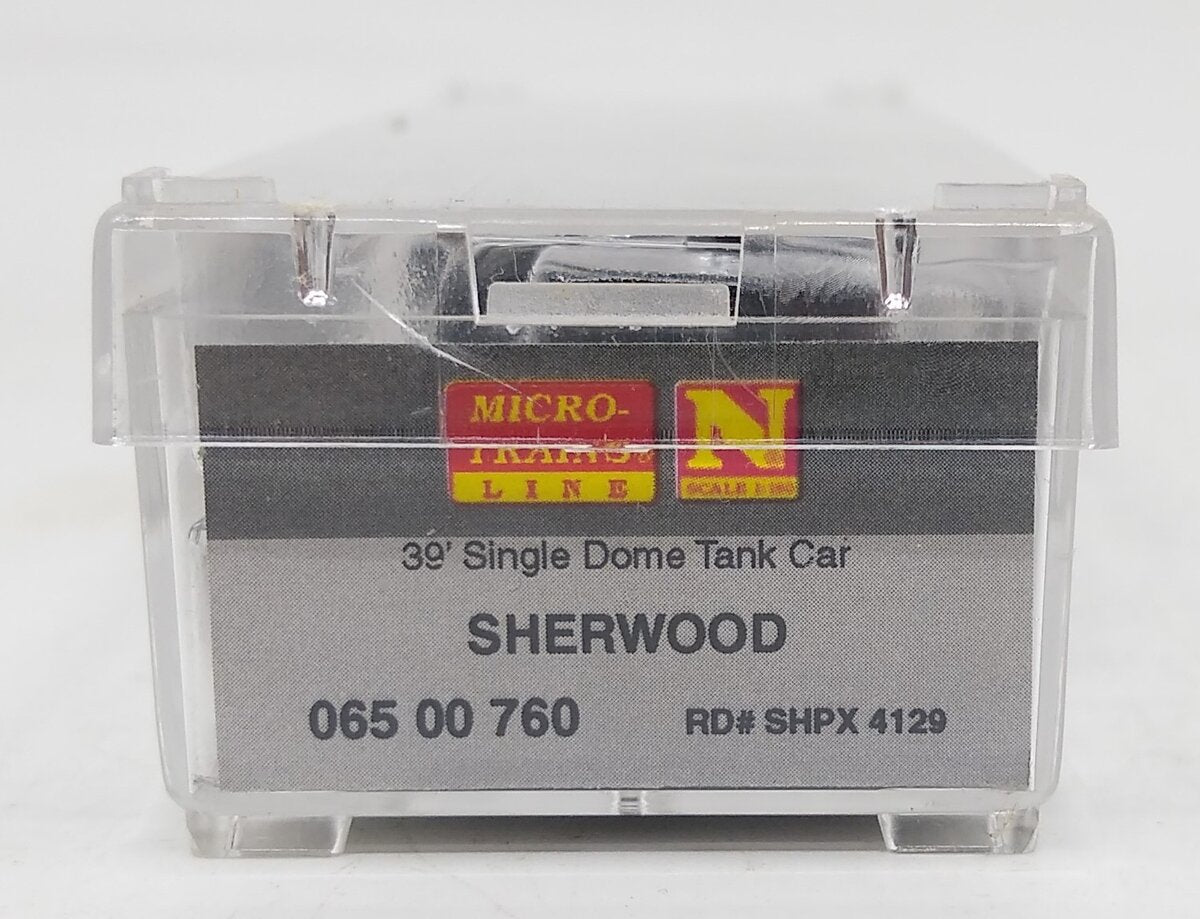Micro-Trains 06500760 N Sherwood 39' Single Dome Tank Car #4129