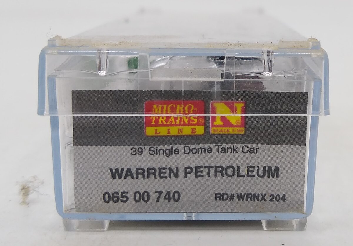 Micro-Trains 06500740 N Warren Petroleum 39' Single Dome Tank Car #204
