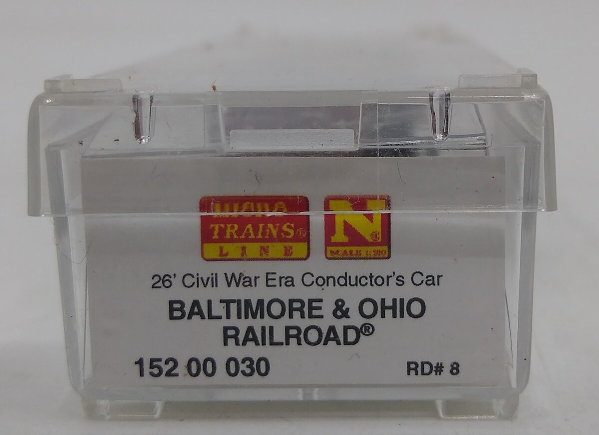 Micro-Trains 15200030 N Baltimore & Ohio Civil War Era 26' Wood Caboose #8