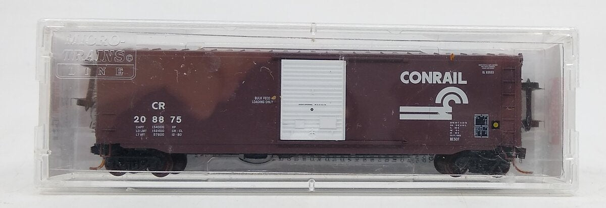 Micro-Trains 07700180 N Scale Conrail 50' Standard Single Door Boxcar #208875