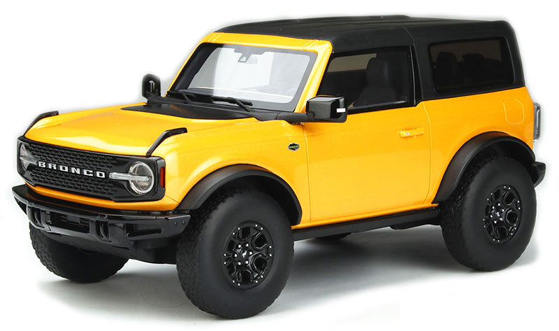 GT Spirit US044 1:18 Cyber Orange 2021 Ford Bronco Wildtrak SUV Diecast Model