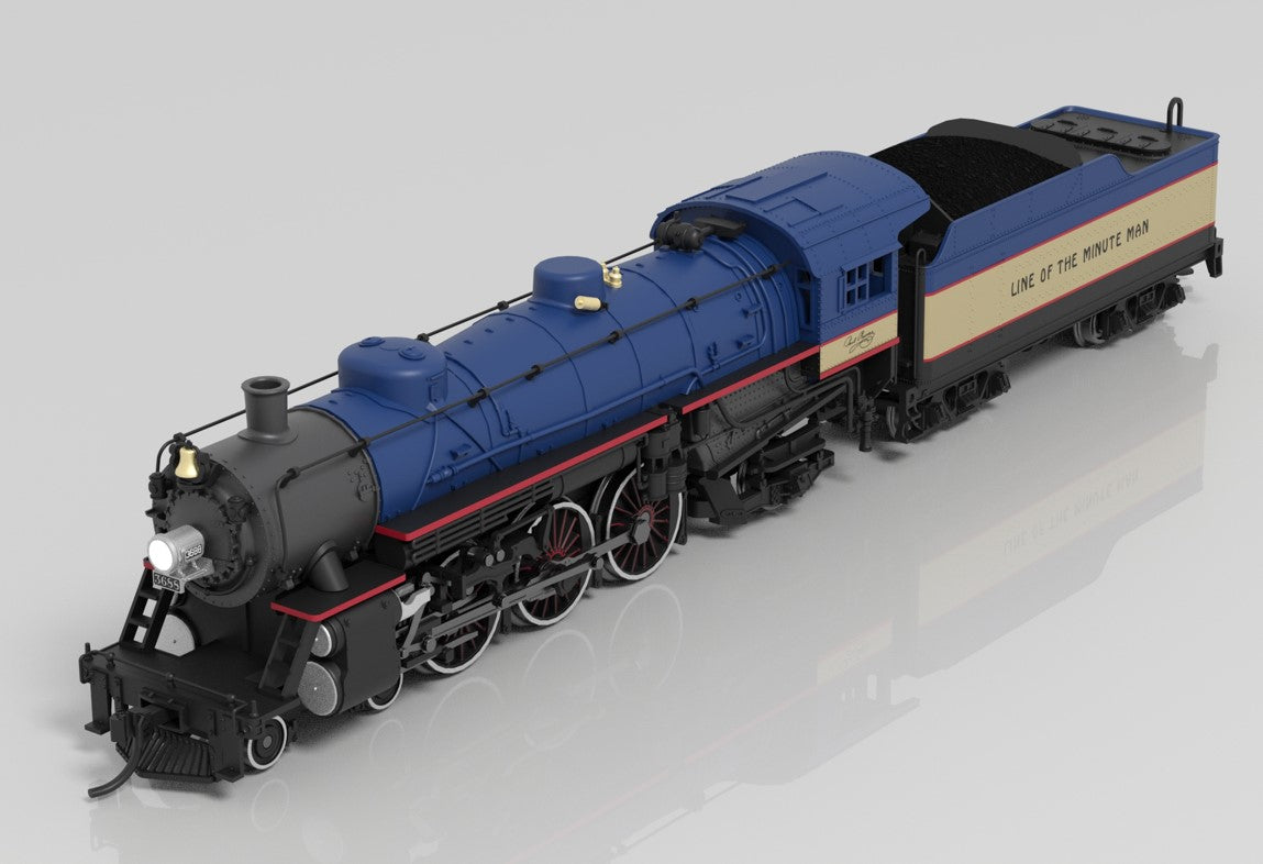 Broadway Limited 8000 N B&M Light Pacific 4-6-2 Steam Locomotive Sound/DCC #3688
