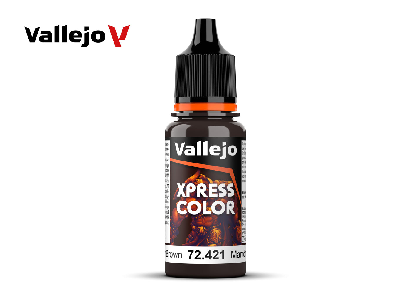 Vallejo Paint 72421 Xpress Color Copper Brown - 18 ml Paint Bottle