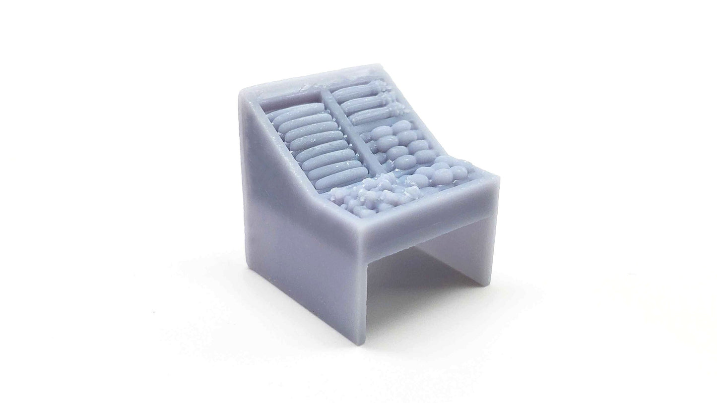 All Scale Miniatures 1600981 N Vegetable Vendor Stands (Pack of 5)
