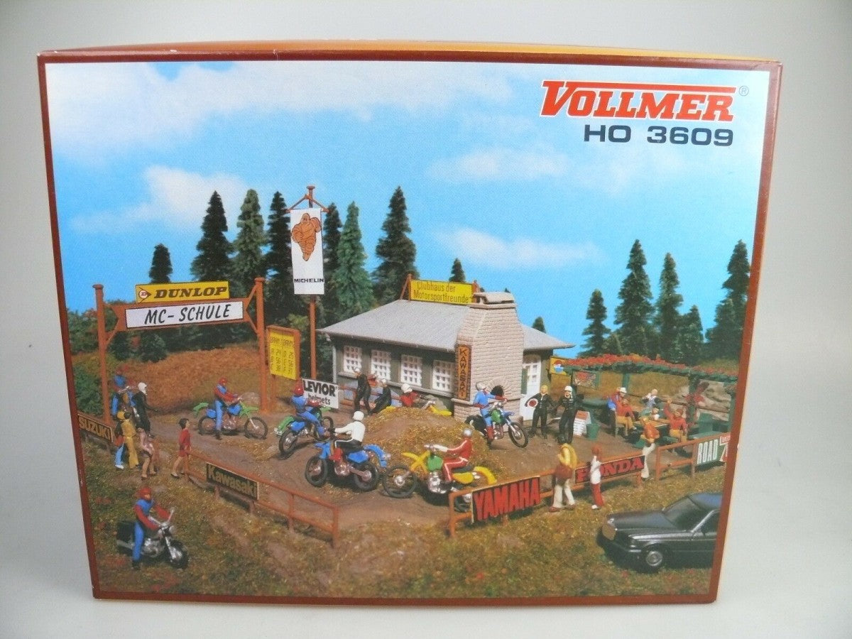 Vollmer 3609 HO Motor-Cross Anlage Building Kit