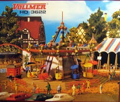 Vollmer 3622 HO Scale Roundabout Fair Ride Building Kit