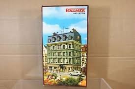 Vollmer 3779 HO Apartment House with Shops Building Kit