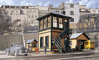 Walthers 933-2603 N Cornerstone Series Built-ups Trackside Structures Set