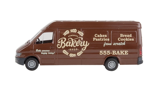Walthers 949-12202 HO Homemade Bakery Shop Assembled Delivery Van