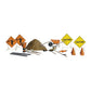 Woodland Scenics A2762 O Scenic Accents Road Crew Details (Set of 25)