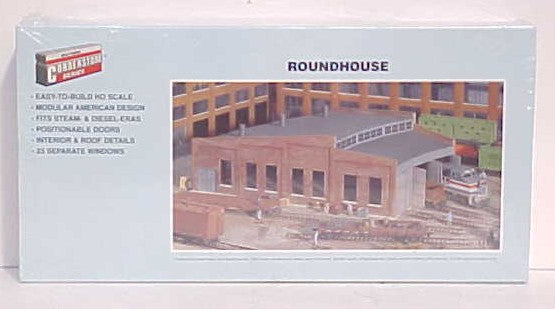 Walthers 933-3041 HO Scale Three Stall Roundhouse Building Kit