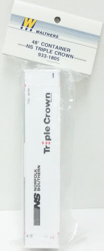 Walthers 933-1805 HO NS Triple Crown 48' Rib Side Container