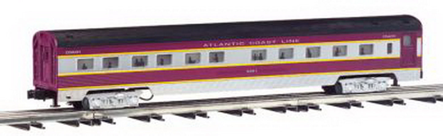 Williams SM-243 Atlantic Coast Line 72 Ft. Streamline Passenger Car (Pack of 4)