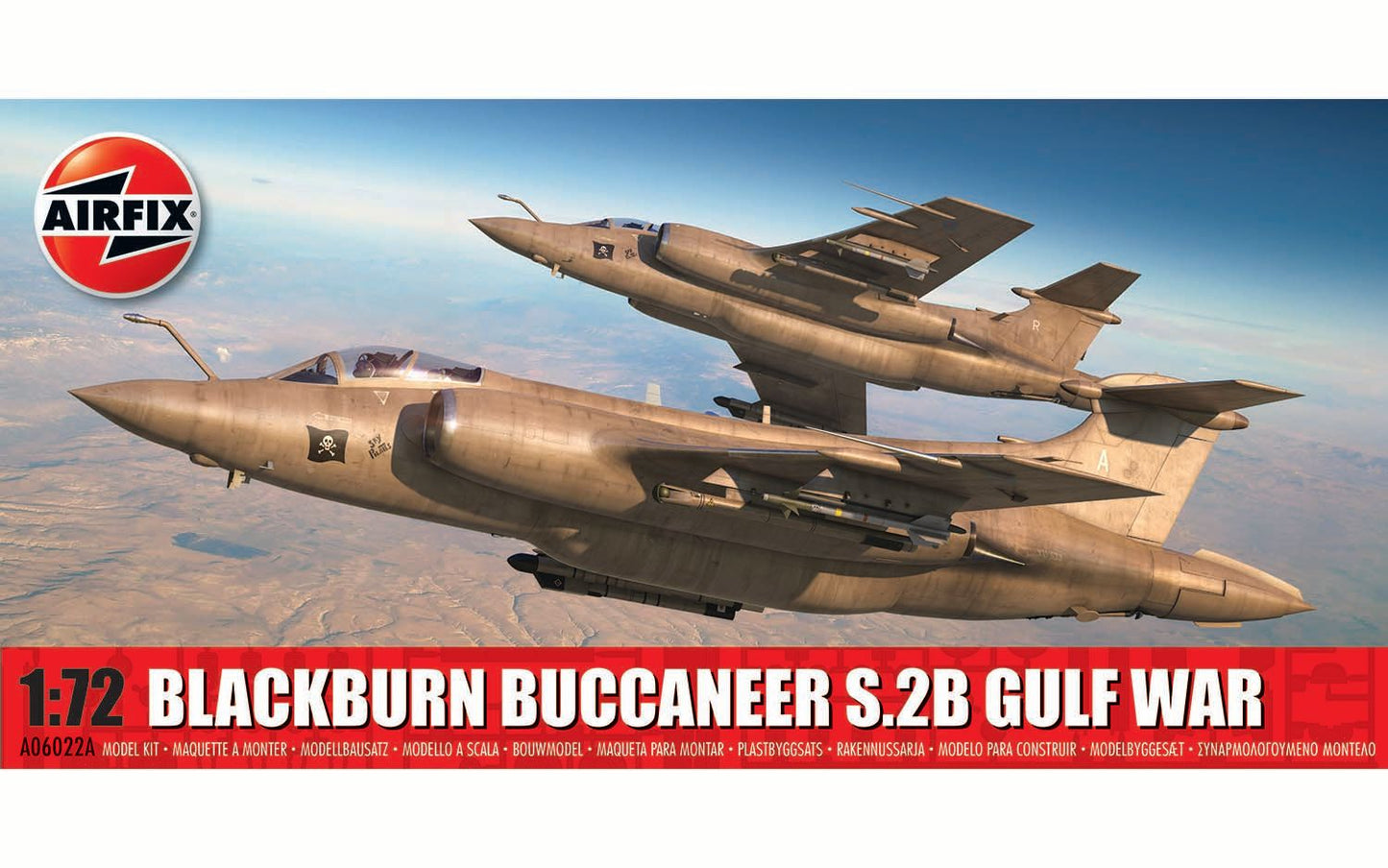 Airfix Products A06022A 1:72 Blackburn Buccaneer S.2B Gulf War Model Kit
