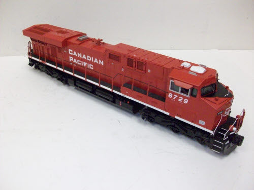 MTH 20-2823-1 O Canadian Pacific ES44AC Diesel w/PS 2 #8729 (Hi-Rail Wheels)