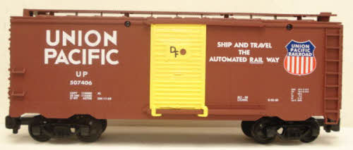 Lionel 8-87016 Union Pacific Boxcar w/Plastic Wheels