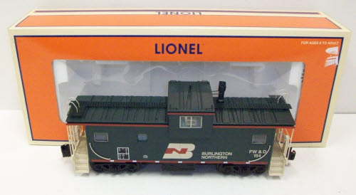 Lionel 6-17671 Burlington Northern Extended Vision Caboose #154