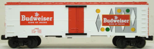 MTH 30-78033 O Gauge Ann. Busch Budweiser Reefer Car #1955