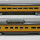 Lionel 6-25616 O Union Pacific Aluminum Coach & Vista Dome (Set of 2)