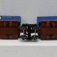 MTH 20-95087 O CSX Spine Car Set with 2 48' Containers (Set of 2)