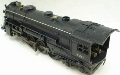Lionel 2114WS Vintage O 726 Passenger Set w/2426W, three 2625 Irvingtons