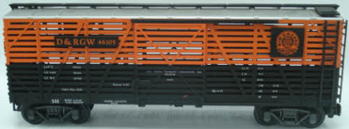 Aristo-Craft 46105 G Scale Denver & Rio Grand Western Stock Car