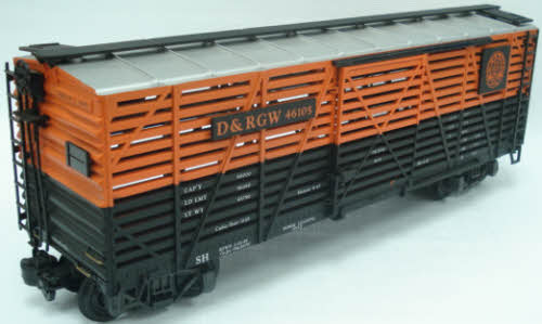 Aristo-Craft 46105 G Scale Denver & Rio Grand Western Stock Car