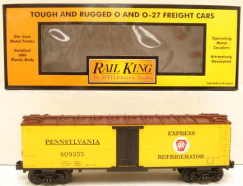 MTH 30-78002 O Gauge Pennsylvania RR Modern Reefer Car #609355