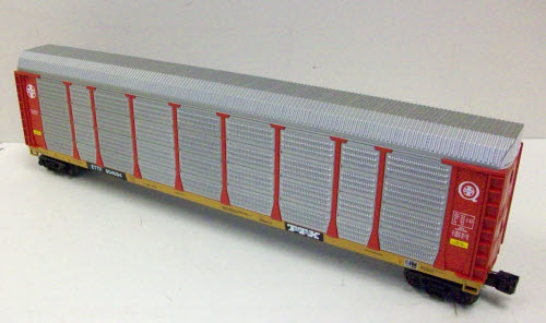 MTH 20-90392 O Santa Fe Corrugated Auto Carrier Set (Set of 6)