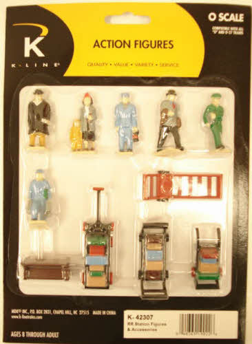 K-Line K42307 O And O-27 RR Station Figures & Accessories